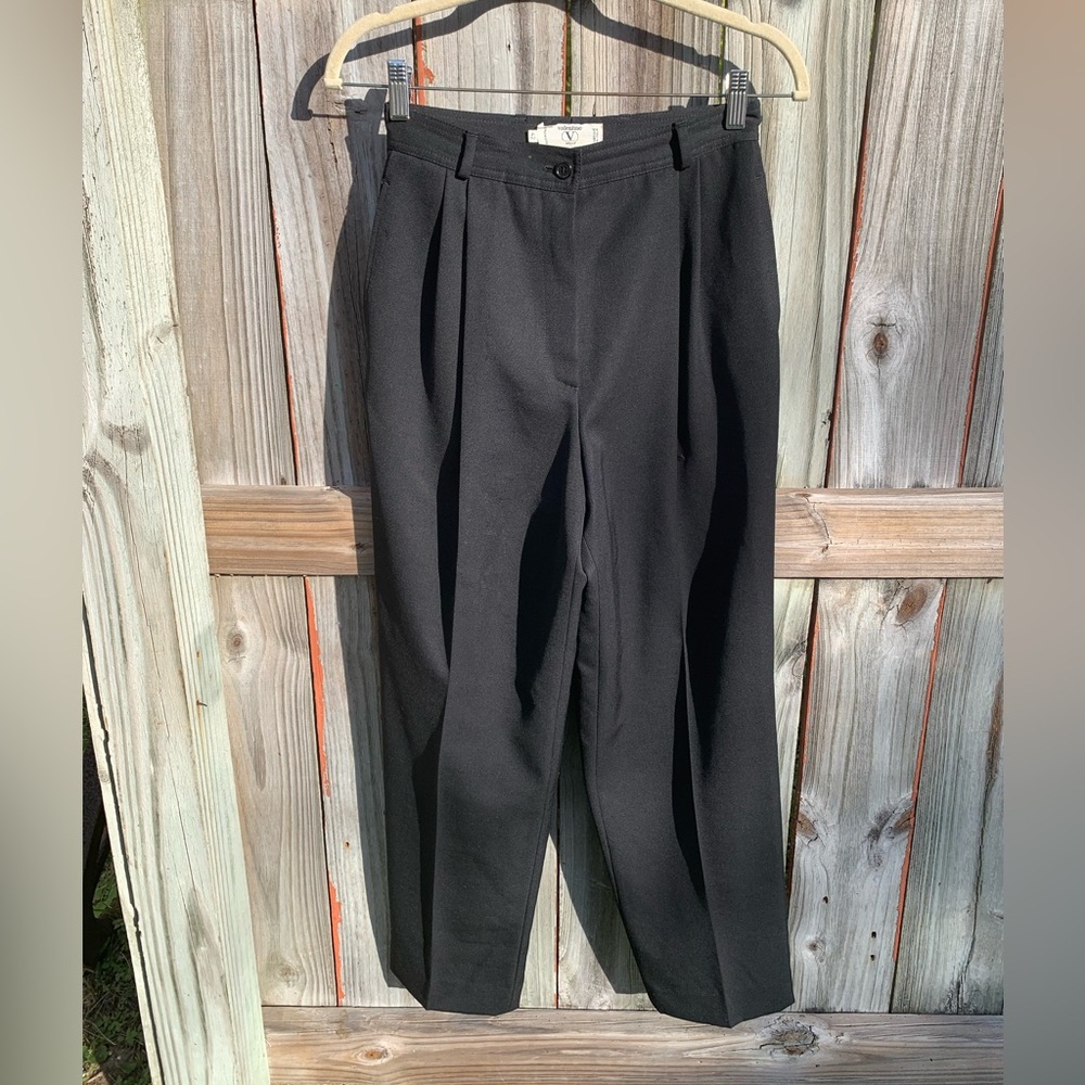 Valentino Elegant Black Trousers